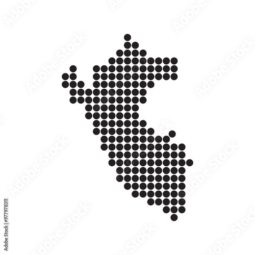 Peru map icon