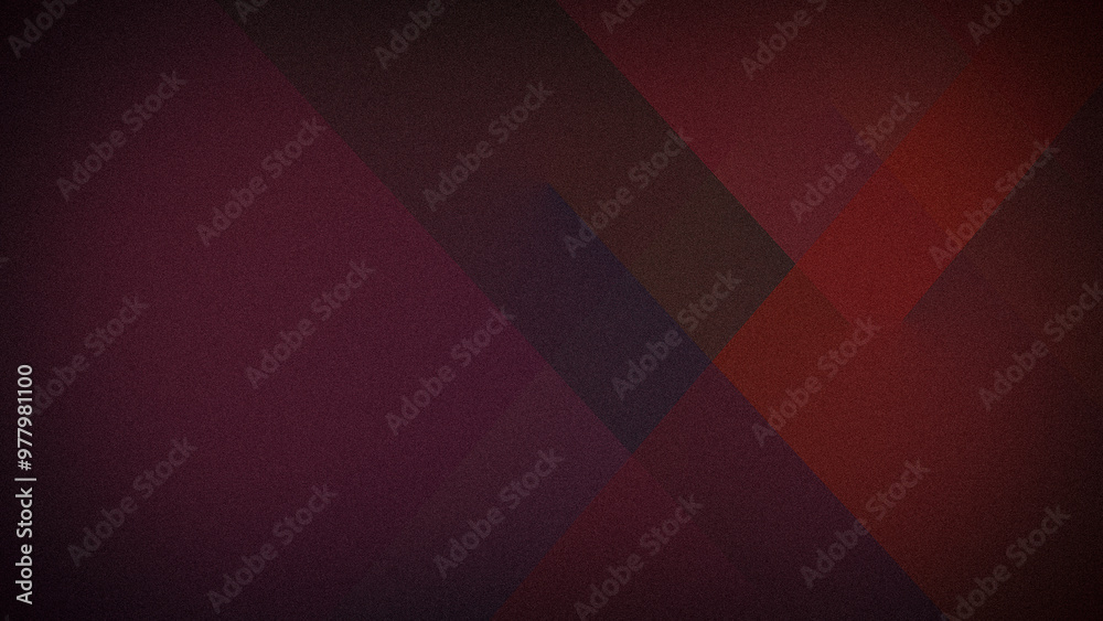 Obraz premium A deep abstract gradient with rich maroon, red, and brown hues in geometric patterns, featuring a grainy texture, ideal for elegant and moody backdrops