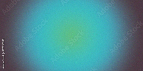 Blue green black grainy gradient background design with noisy texture