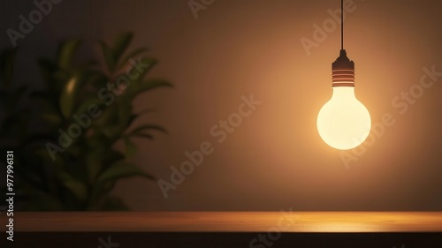 Unpaid utility bills, lights out in home, 3D illustration