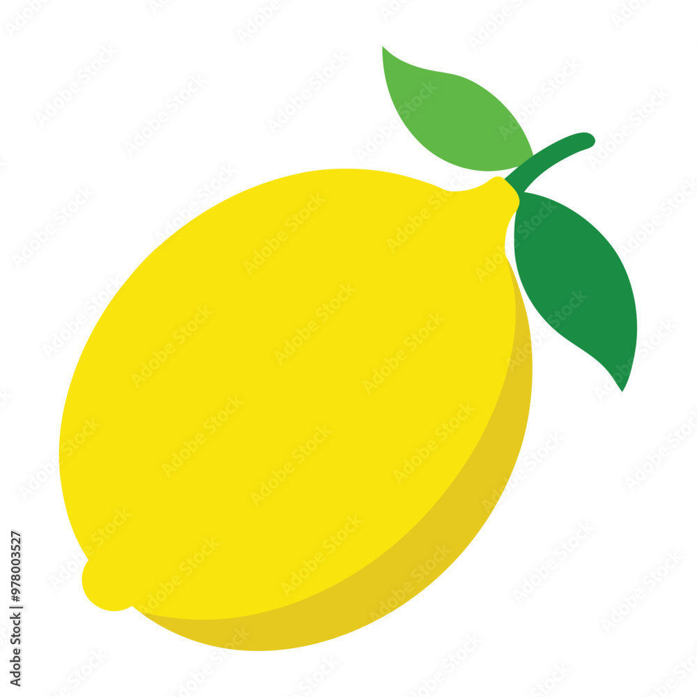 lemon fruits vector illustration on a white background lemon fruits vector illustration on a white background