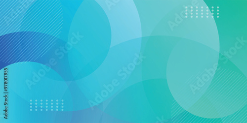 Wallpaper Mural Modern abstract bright blue green gradient illustration background with simple pattern. Cool design. Eps10 vector Torontodigital.ca