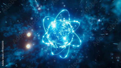 Glowing Lithium Atom in Symmetrical Nuclear Physics Representation