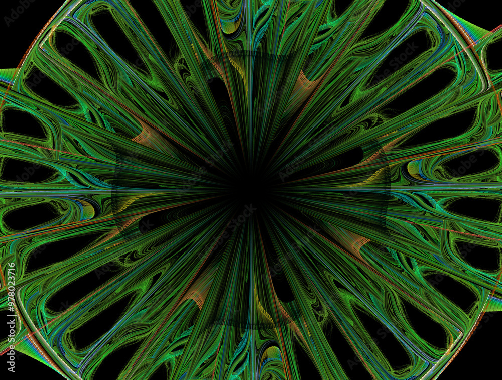 Imaginatory fractal abstract background Image
