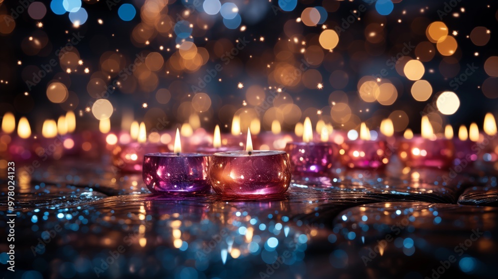 Glittering colourful party background. Concept for birthday Glittering colourful party background. Concept for birthday