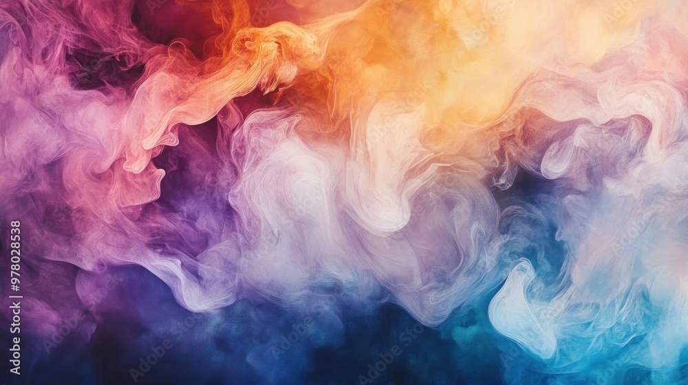 Abstract Swirling Blue and Pink Smoke Background Abstract Swirling Blue and Pink Smoke Background