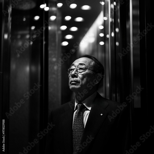 portrait of a japanese businessmanm (日本人ビジネスマンのポートレート)