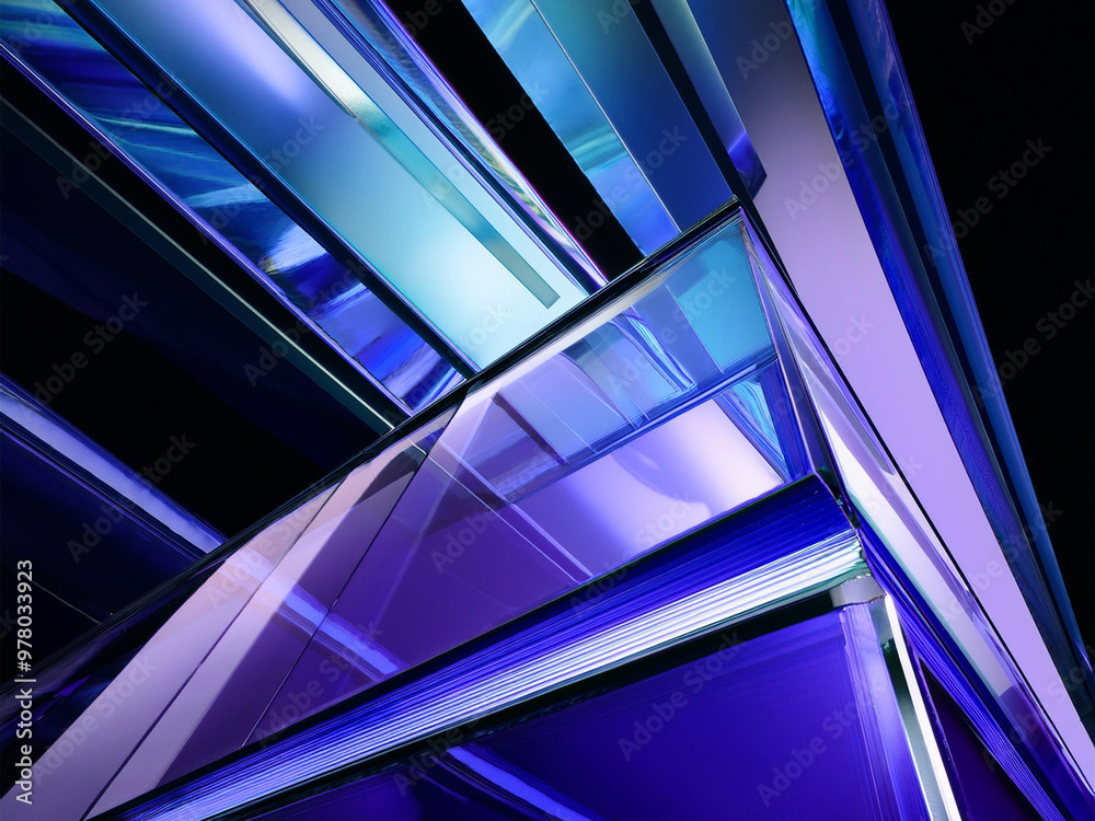 Obraz premium Bright Glass Abstract Wallpapers