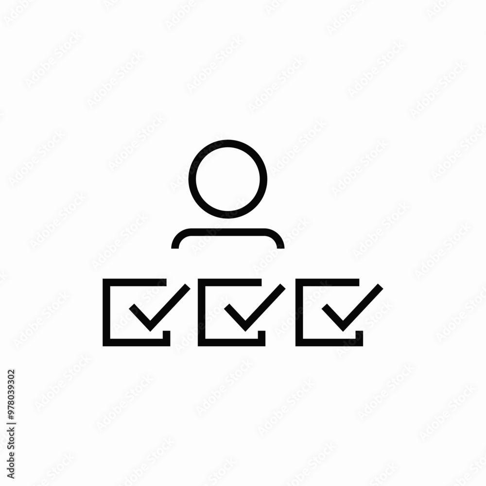 cv employee check mark icon sign vector cv employee check mark icon sign vector