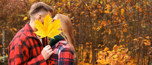 Loving young couple with au...