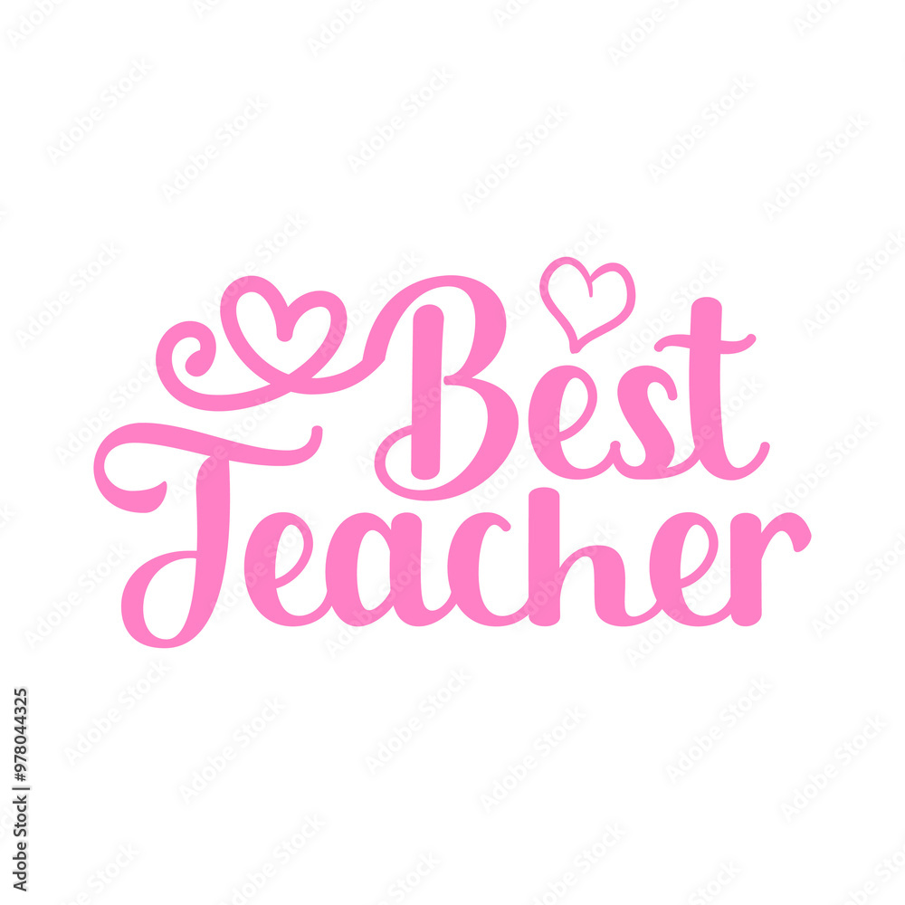 Teacher typography clip art design on plain white transparent isolated background for card, shirt, hoodie, sweatshirt, apparel, tag, mug, icon, poster or badge, Best Teacher Teacher typography clip art design on plain white transparent isolated background for card, shirt, hoodie, sweatshirt, apparel, tag, mug, icon, poster or badge, Best Teacher