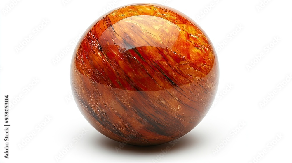 Fototapeta premium Bowling ball, on the white background