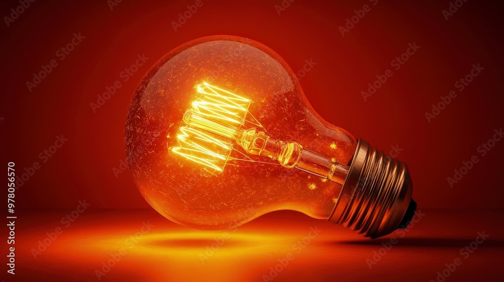 Edison bulb with a clear glass, glowing warm yellow, in a bedside lamp, cozy bedtime lighting Edison bulb with a clear glass, glowing warm yellow, in a bedside lamp, cozy bedtime lighting