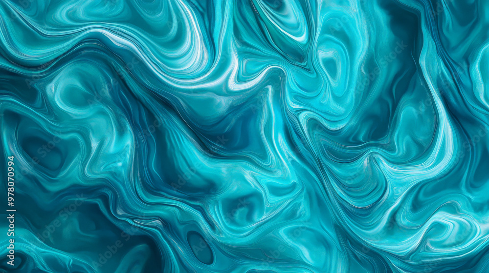 A vibrant turquoise abstract pattern with swirling, organic forms. The fluid lines and smooth edges create a dynamic, water-inspired texture. A vibrant turquoise abstract pattern with swirling, organic forms. The fluid lines and smooth edges create a dynamic, water-inspired texture.