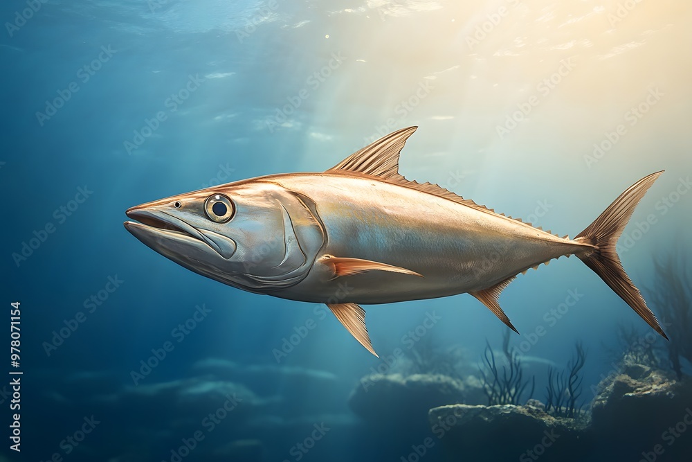 Naklejka premium fish in the sea