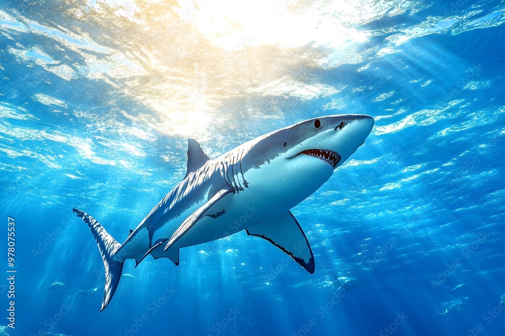 shark in the sea shark in the sea