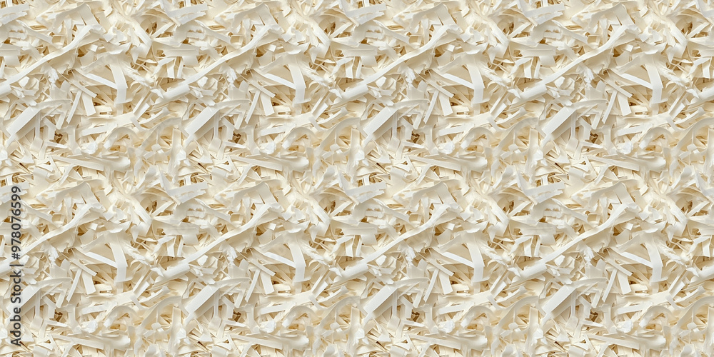 shredded paper filler in buttercream color with thin, delicate strips, shredded paper filler texture background shredded paper filler in buttercream color with thin, delicate strips, shredded paper filler texture background