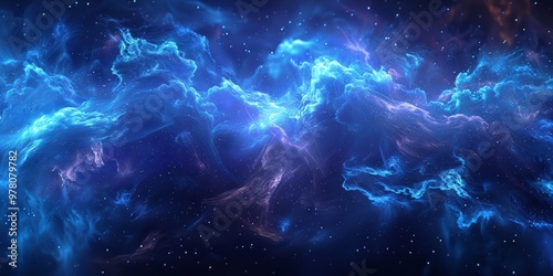 Mesmerizing Cosmic Nebula Ethereal Interstellar Backdrop for Digital Art and Wallpapers