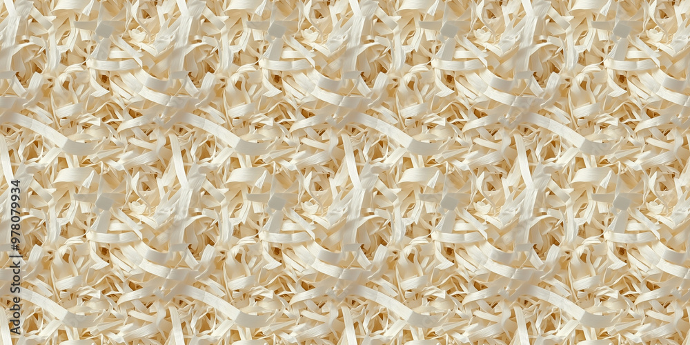 shredded paper filler in cream color with thin, delicate strips, shredded paper filler texture background shredded paper filler in cream color with thin, delicate strips, shredded paper filler texture background