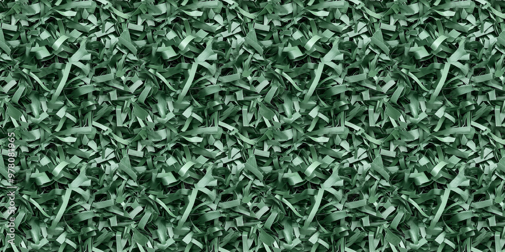 shredded paper filler in dark green color with thin, delicate strips, shredded paper filler texture background shredded paper filler in dark green color with thin, delicate strips, shredded paper filler texture background