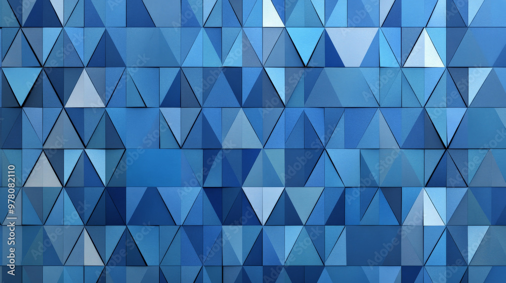 A flat geometric design with triangular shapes in varying shades of blue, arranged in a repeating pattern, creating a sleek and modern look with clean, crisp lines. A flat geometric design with triangular shapes in varying shades of blue, arranged in a repeating pattern, creating a sleek and modern look with clean, crisp lines.