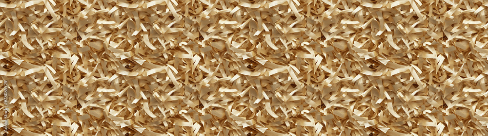 shredded paper filler in muted gold color with thin, delicate strips, shredded paper filler texture background shredded paper filler in muted gold color with thin, delicate strips, shredded paper filler texture background