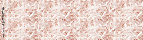 shredded paper filler in muted pastel color with thin, delicate strips, shredded paper filler texture background photo