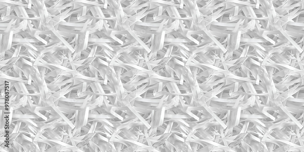 shredded paper filler in white color with thin, delicate strips, shredded paper filler texture background shredded paper filler in white color with thin, delicate strips, shredded paper filler texture background