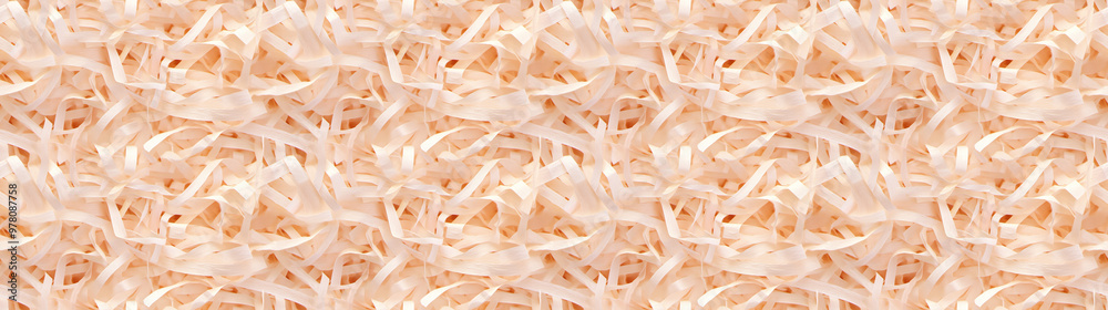 shredded paper filler inalmond color with thin, delicate strips, shredded paper filler texture background shredded paper filler inalmond color with thin, delicate strips, shredded paper filler texture background