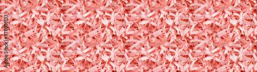 shredded paper filler inamber color with thin, delicate strips, shredded paper filler texture background photo