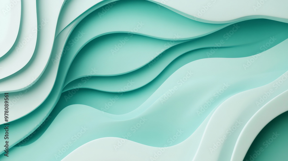 A modern background featuring wavy shapes in a fluid gradient from bright teal to soft green, offering a fresh and clean aesthetic. A modern background featuring wavy shapes in a fluid gradient from bright teal to soft green, offering a fresh and clean aesthetic.