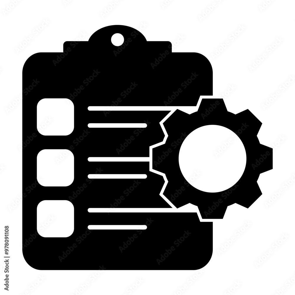 Clipboard Project Plan Icon, Simple Icon Vector Design, best used for presentation, application, web and banner Clipboard Project Plan Icon, Simple Icon Vector Design, best used for presentation, application, web and banner
