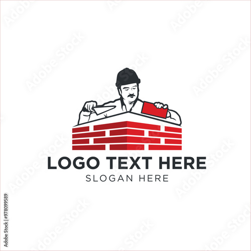 MASONRY BRICKLAYER logo