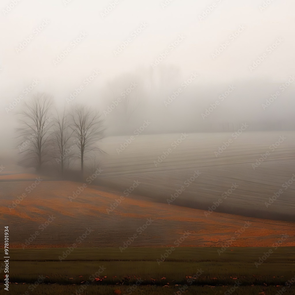 Fototapeta premium misty morning in the forest