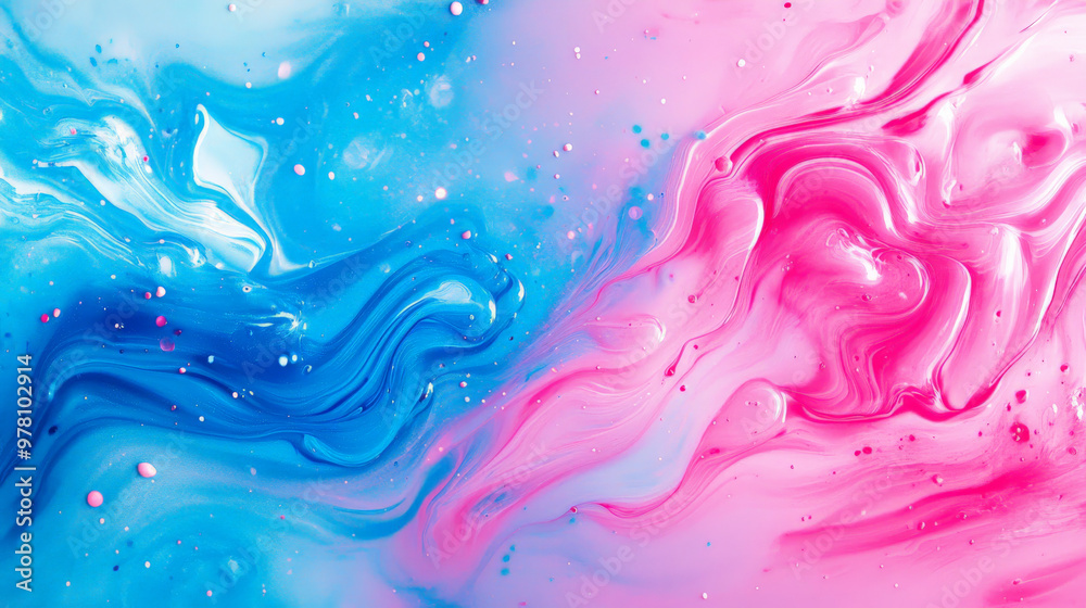 A vibrant gradient from neon blue to hot pink, with swirling liquid waves for a high-energy, futuristic look. A vibrant gradient from neon blue to hot pink, with swirling liquid waves for a high-energy, futuristic look.