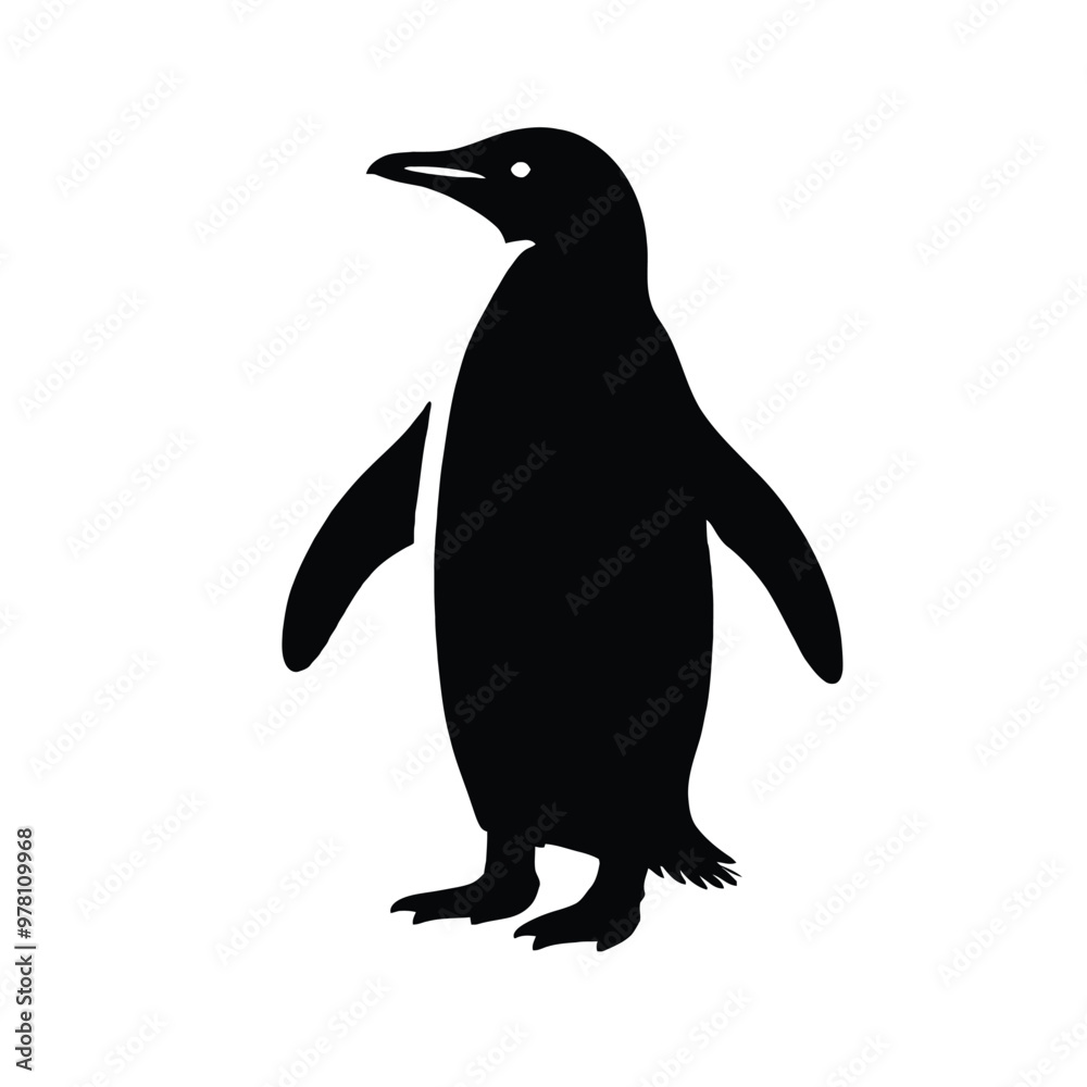 Naklejka premium Penguin Silhouette