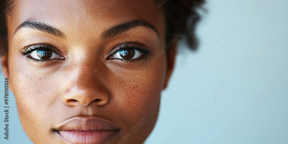 Minimalist Mugshot: A close-up portrait of a thoughtful woman, against a plain, neutral background. Minimalist Mugshot: A close-up portrait of a thoughtful woman, against a plain, neutral background.