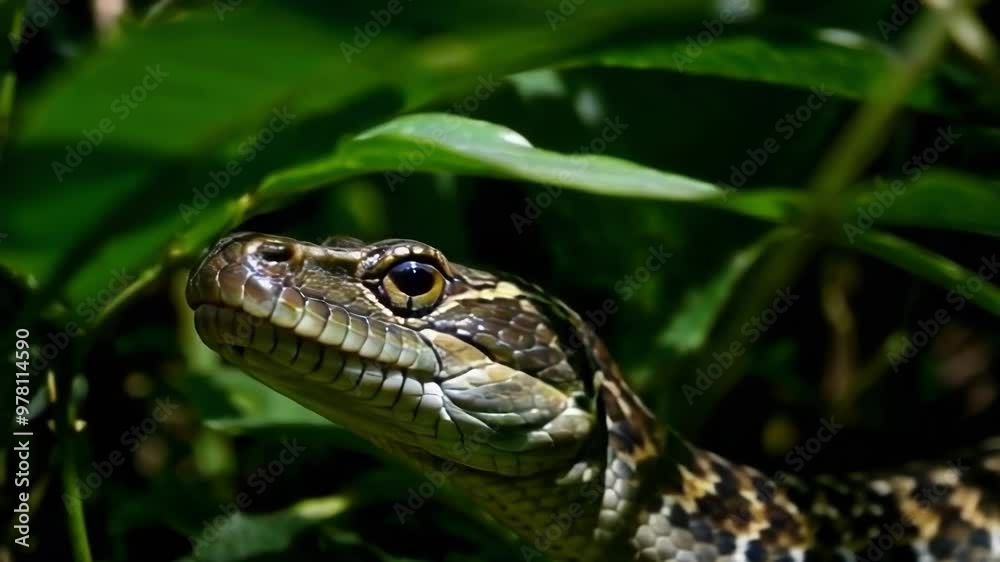 Hidden Predator: A Snake in the Undergrowth Hidden Predator: A Snake in the Undergrowth