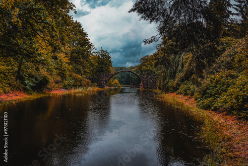 Devil's Bridge in Kromlau is known as Rakotz Bridge photo