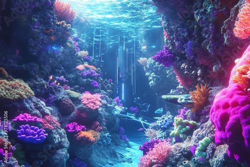 A vibrant underwater realm photo