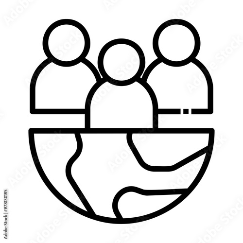 politics Line Icon