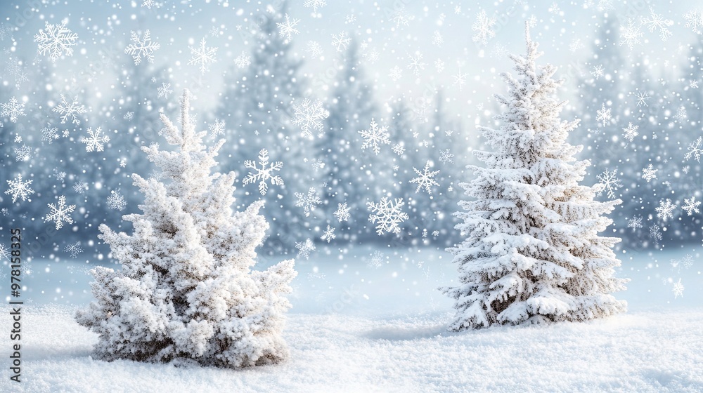 Enchanting Winter Wonderland Scene Featuring Snowflake Patterns and Icy Blue Background, Capturing the Essence of a Frosty and Festive Atmosphere
Enchanting Winter Wonderland Scene Featuring Snowflake Patterns and Icy Blue Background, Capturing the Essence of a Frosty and Festive Atmosphere