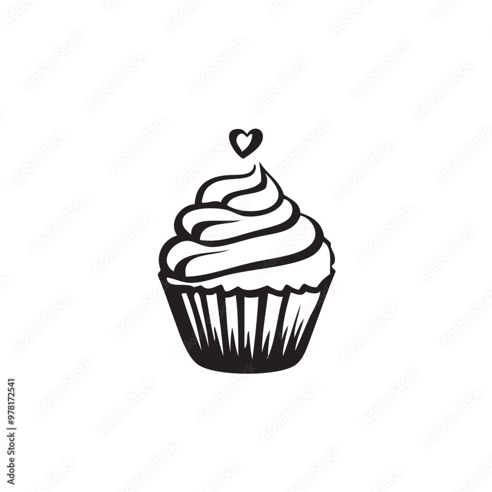 cup cakes vector, simple cup cakes vector logo cup cakes vector, simple cup cakes vector logo