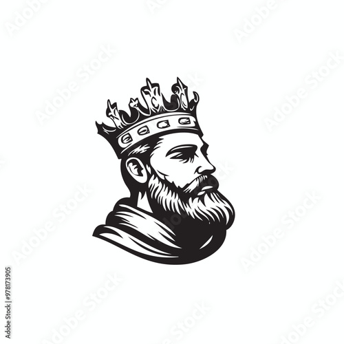 king vector logo, king vector