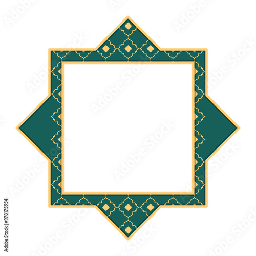 Arabic frame design