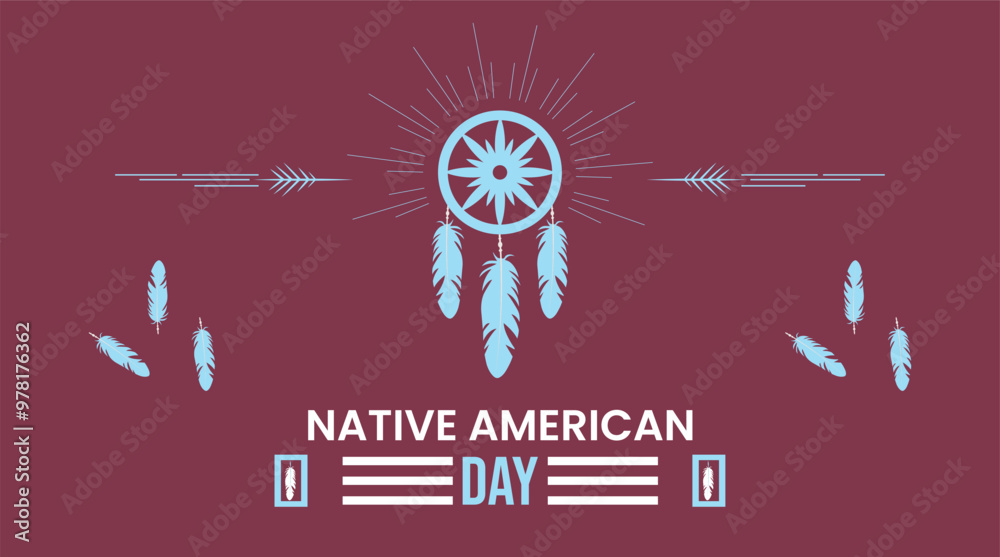 Unity in Tradition Native American Day design templet Unity in Tradition Native American Day design templet