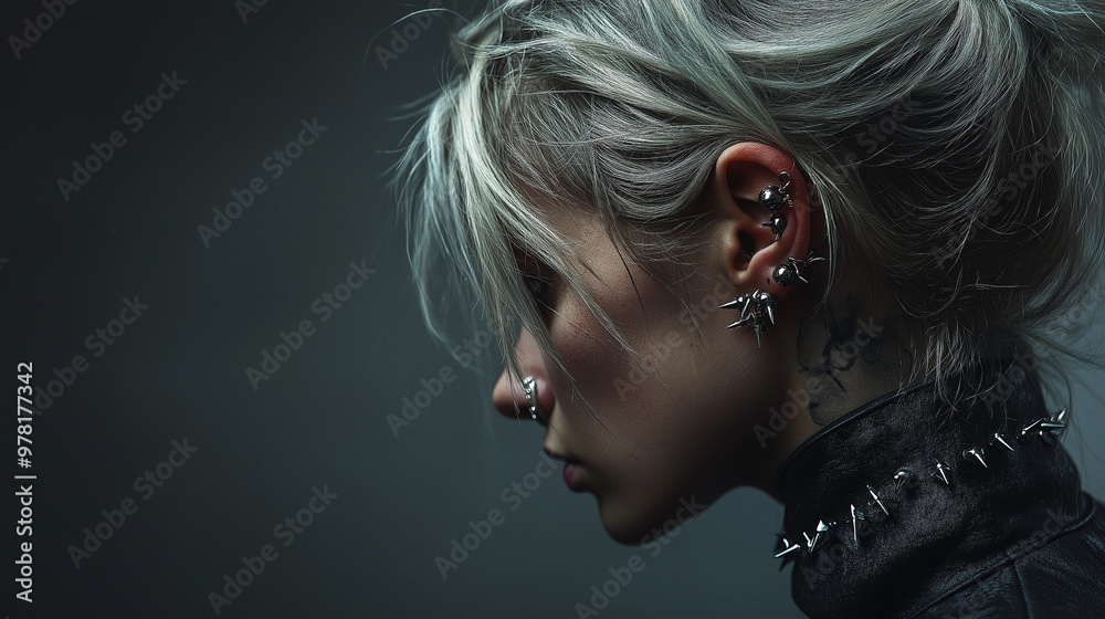 Fototapeta premium 大量のピアス