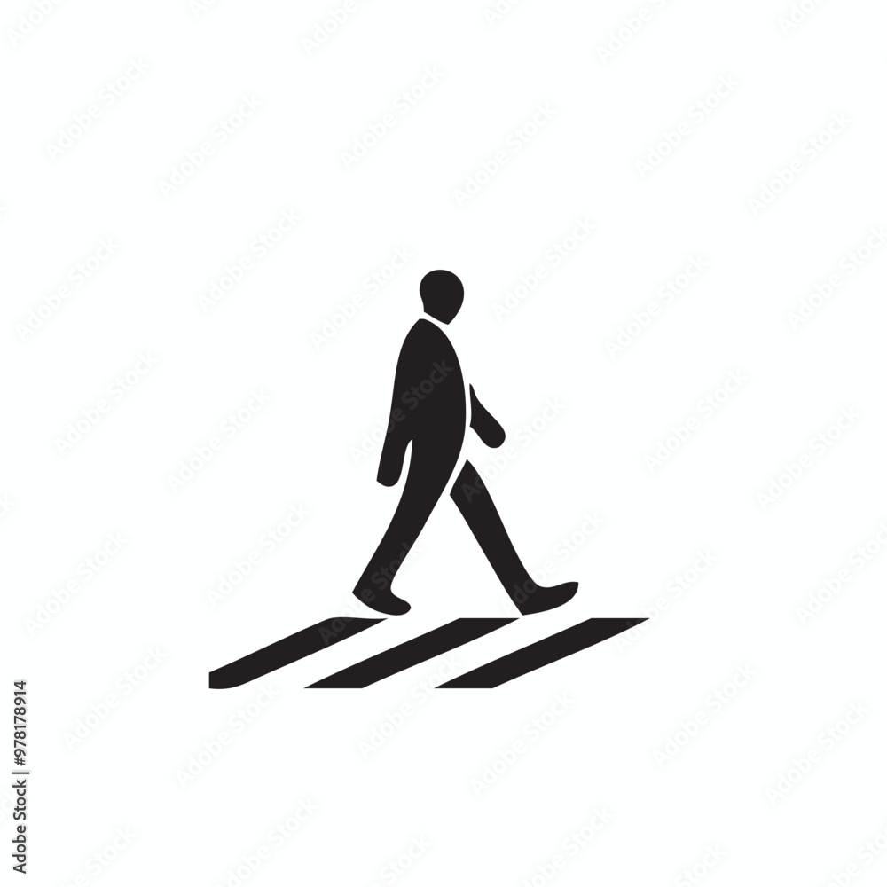 pedestrian simple vector, pedestrian logo pedestrian simple vector, pedestrian logo