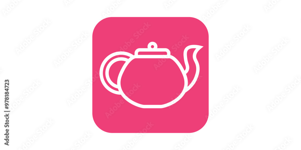 Obraz premium Teapot Vector Icon Design Illustration