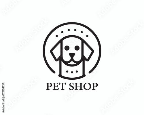 Pet Shop Logo Vector Design Template.